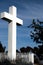 Mt Helix cross with tree and clouds