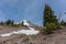 Mt. Hood and skiing trail