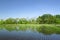 Mt. Iwate and pastoral landscape