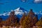 Mt Jefferson as viewed from Crooked River Ranch in Oregon.