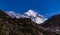 Mt Lothse and Nuptse Himalaya