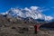 Mt Lothse and Nuptse Himalaya