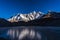 Mt Lothse and Nuptse Sunrise Himalaya mirror