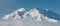 Mt McKinley in Denali National Park Panorama