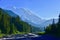 Mt. Rainier/ Tahoma from White River, Emmons Moraine Trail, Mt. Rainier National Park, Washington