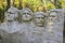 Mt. Rushmore sculpture of presidents miniature sculpture