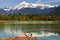 Mt Shuksan back view from baker Lake with Reflection