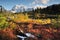 Mt. Shuksan and Picture Lake in Autumn