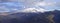 Mt. St. Helen\'s panoramic view with dramatic skies.