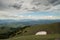 Mt Washburn Trail Winds Over Rolling Hills