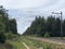 MTB route next to a train track around Ommen