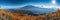 Mtfuji tokyo tallest volcano with snow capped peak, autumn red trees, nature landscape wallpaper