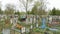 Mtsensk, Russia 01 May 2017. EDITOR - City Orthodox Cemetery