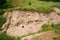 Mtskheta Georgia. Damaged Kvevri, Buried In Ground. Large Earthenware Vessel