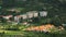 Mtskheta Georgia. Top View Of New Cottage Village Surrounded By Soviet Residential Area On Hillside