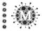 Mu Coronavirus Icon - Bacterium Composition And More Icons