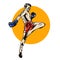 Muai thai boxer illustration