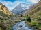 Muande valley in Ecrins national park, France