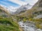 Muande valley in Ecrins national park, France