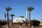 Mubarak Mosque, Islamic church in Egypt. Big mosque in Sharm-El-Sheikh at daytime