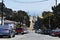 Much needed new housing for San Francisco, with a sail boat leisurely going by in the background.