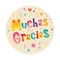 Muchas gracias many thanks in Spanish