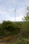 Mucky road to a windmill in tipperary ireland