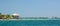 Mucura island public beach and, in the background, Tintipan island. Archipelago of San Bernardo. Gulf of Morrosquillo. Colombia