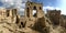 Mud brick ruins of the Birkat al Mouz village in Oman