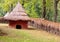 Mud hut with straw roof