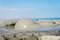 Mud volcano erupting mud, Gobustan, Azerbaijan