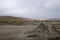 Mud volcanoes near Baku, Azerbaijan