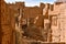 Mudbrick house ruins in Morocco