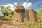 Mudbrick houses in Togo