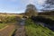 Muddy footpath beside Burbage Brook