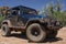 Muddy Jeep in Utah\'s Canyonlands