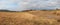 Muddy rural road, autumn landscape, crossroads,rural dirt road.