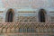 Mudejar architecture and ornament in the facade of La Seo Cathedral in Zaragoza, Spain
