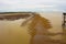 Mudflats at Derby Wharf, Western Australia on a cloudy afternoon