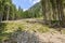 Mudflow at the Goeriachtal in Lungau, Austria