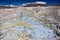 Mudpools in Geysers Sol Manana, Sur Lipez, South Bolivia