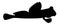 Mudskipper Periophthalmus. Hand drawn realistic black silhouette illustration.