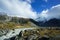 Mueller Lake Of Valley In Aoraki Mt. Cook