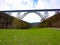 Muengstener Bruecke, bridge, Germany`s highest railroad bridge, impressive structure, a monument of national importance.