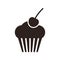 Muffin. Cupcake icon