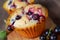 Muffins with currants