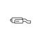 muffler icon. Element of motor sport icon for mobile concept and web apps. Thin line muffler icon can be used for web and mobile