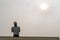 Muffler Man, air quality index reading 220 because of smoke from Northwest Fires