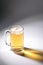 Mug with beer with clipping path