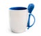 Mug with blue spoon